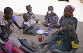 Children eating